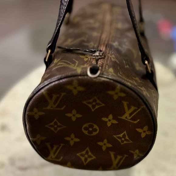 Authentic Louis Vuitton Satchel Bag Papillon 30 Monogram LV Handbag Vintage - Picture 3 of 13